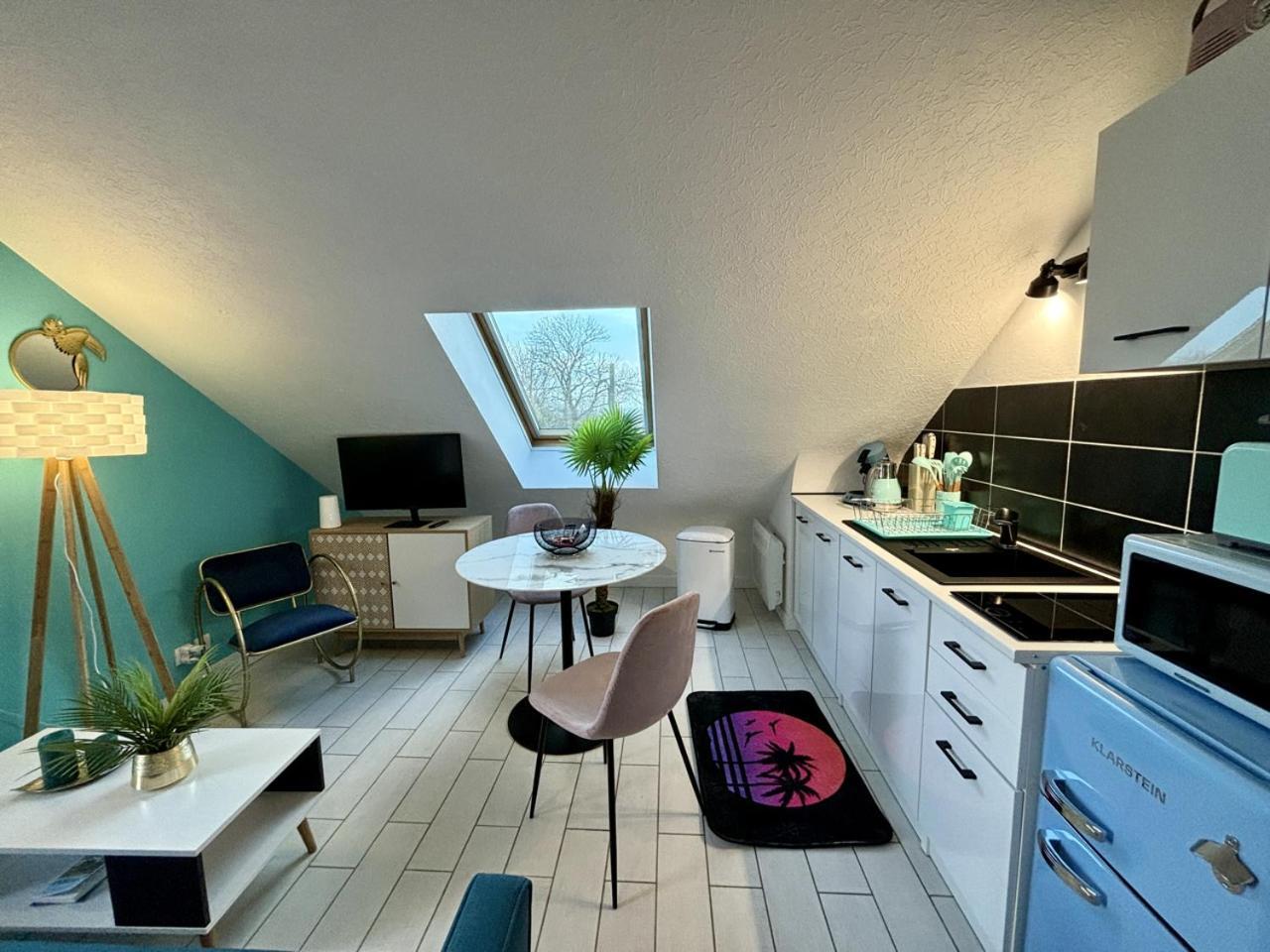 -Tropical Studio- Paisible Parking Wifi Lave-Linge Quimper Extérieur photo